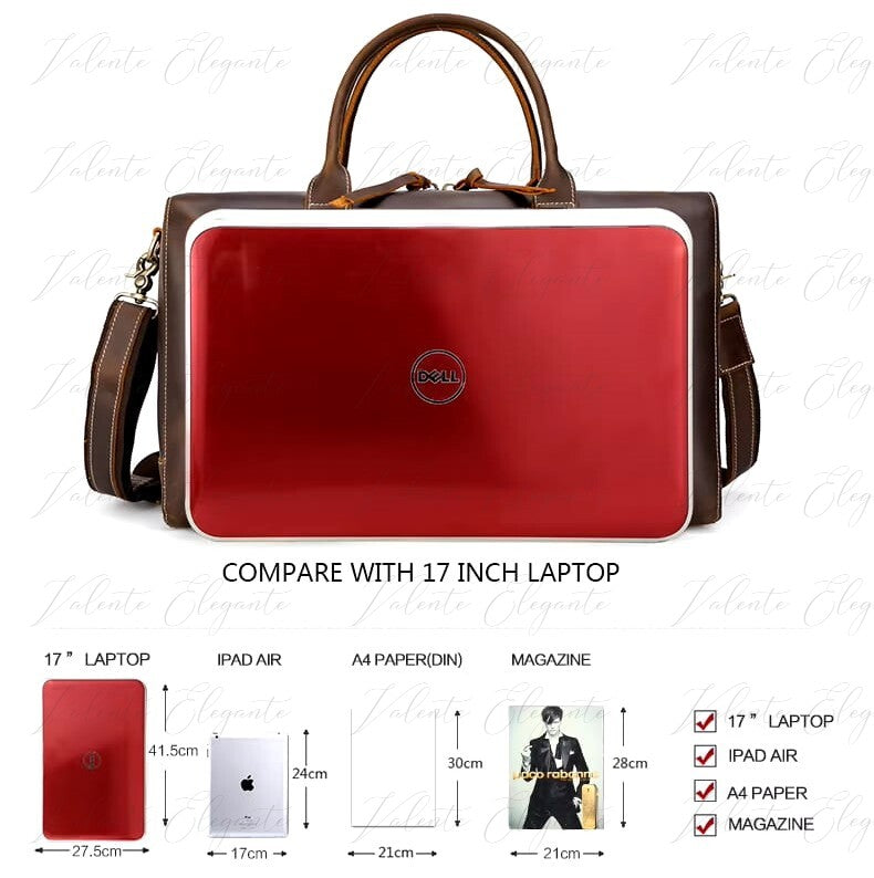 Reiseveske av lær Valente Elegante® - Valente Elegante Leather