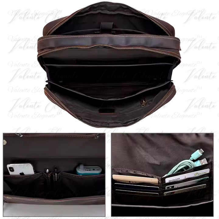 Laptop veske av lær Valente Elegante® - Valente Elegante Leather