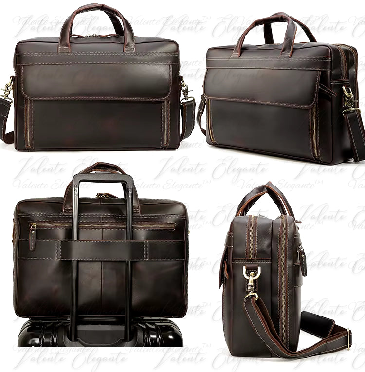 Laptop veske av lær Valente Elegante® - Valente Elegante Leather
