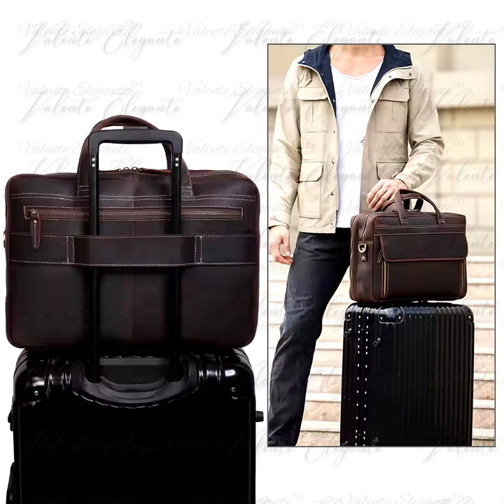 Laptop veske av lær Valente Elegante® - Valente Elegante Leather