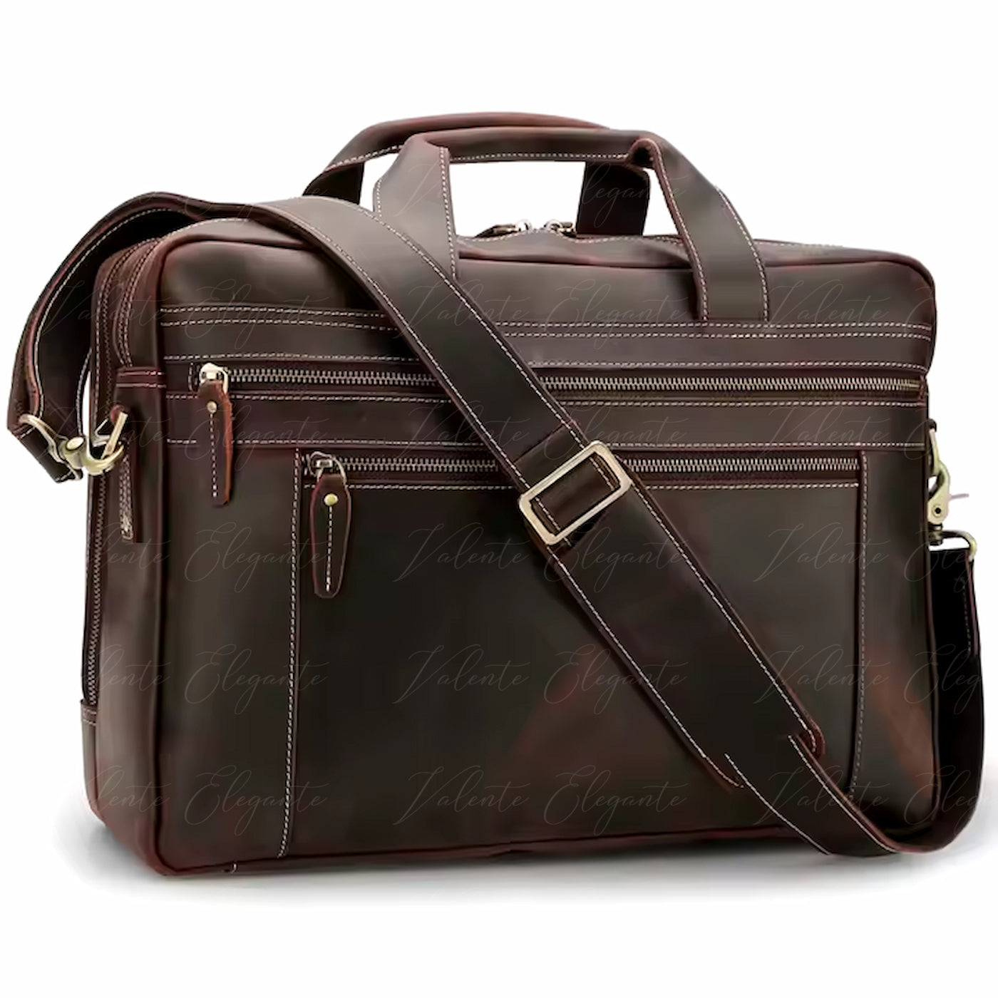 Dokument- og PC-veske av lær Valente Elegante® - Valente Elegante Leather