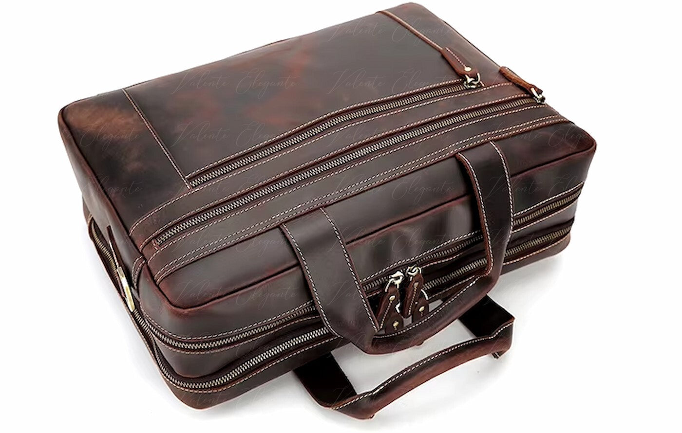 Dokument- og PC-veske av lær Valente Elegante® - Valente Elegante Leather