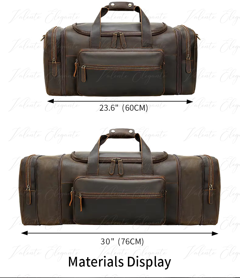 Reiseveske av lær Valente Elegante 6680