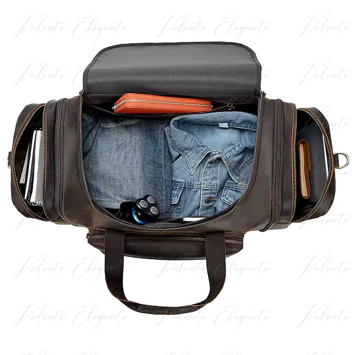 Reiseveske av lær Valente Elegante 6680