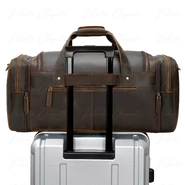 Reiseveske av lær Valente Elegante 6680