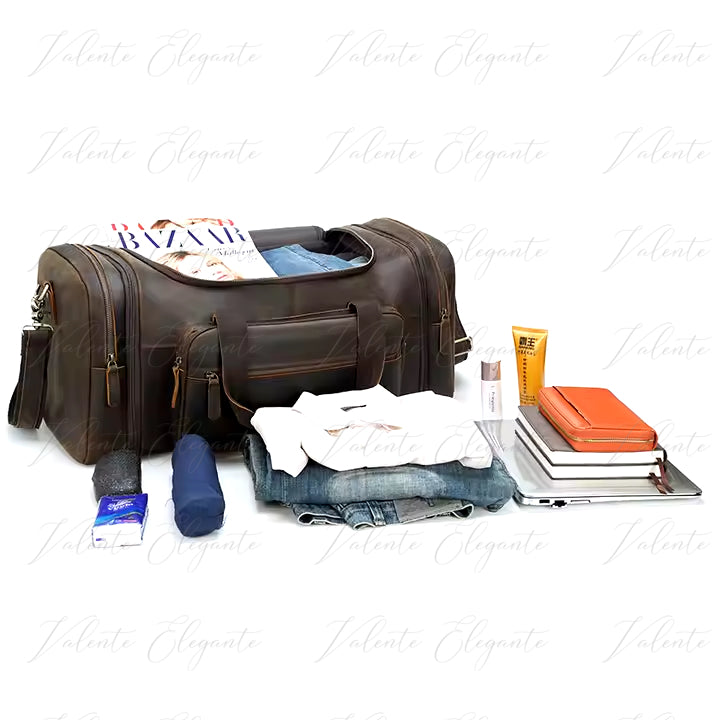 Reiseveske av lær Valente Elegante 6680