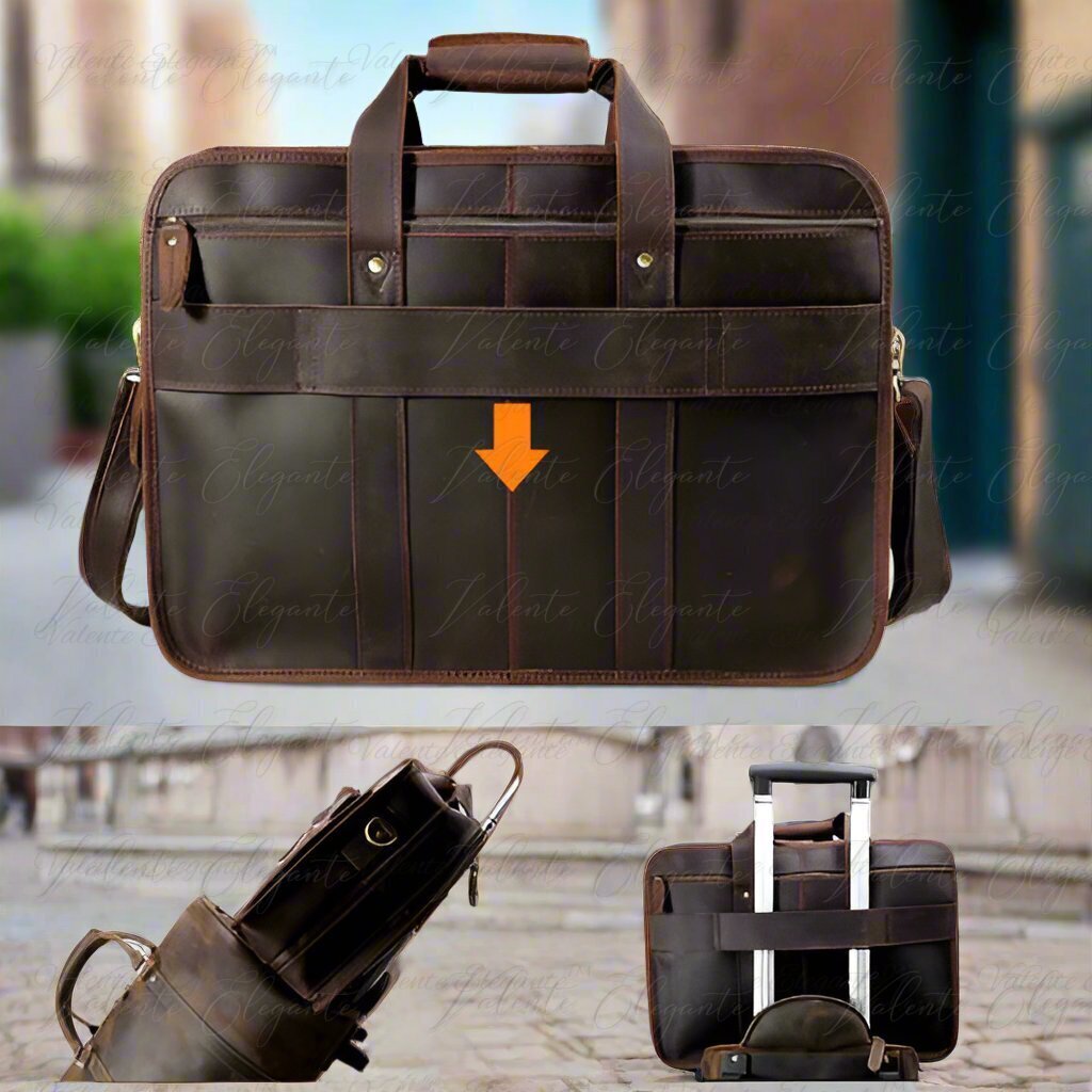 Dokument- og PC-veske av lær Valente Elegante® - Valente Elegante Leather