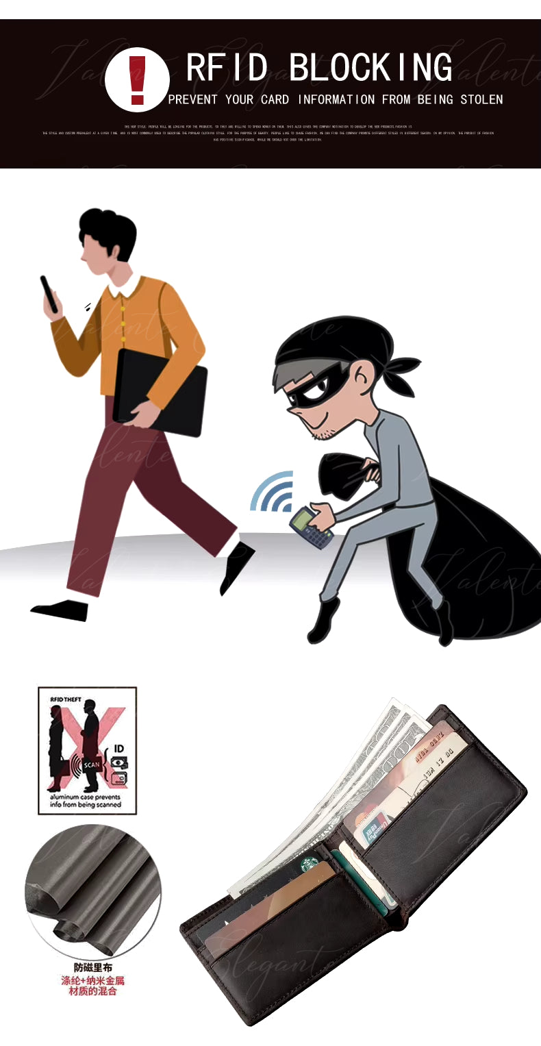 Lommebok av lær Valente Elegante® - Valente Elegante Leather