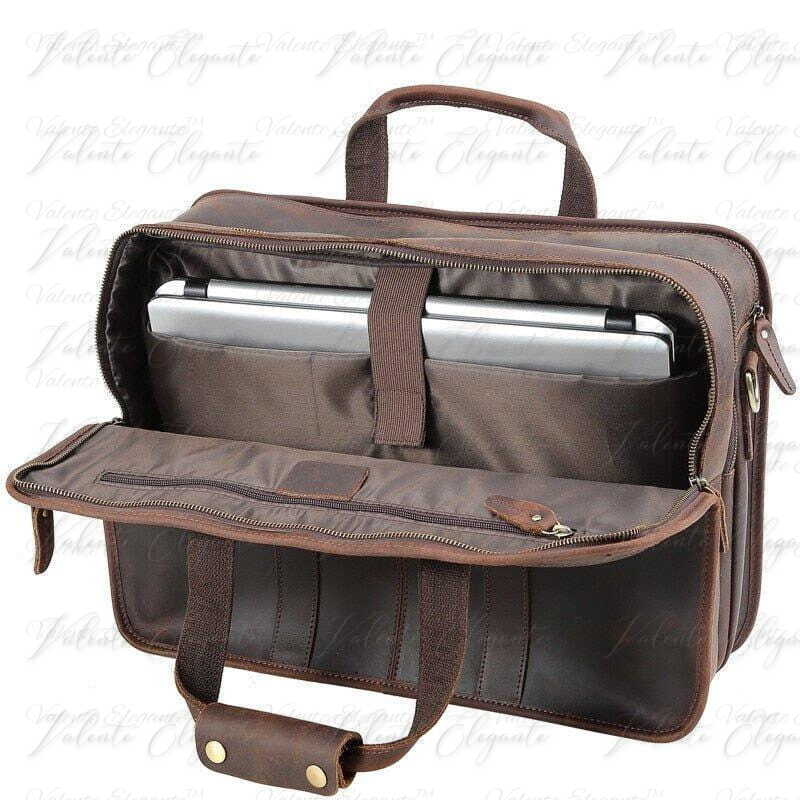 Dokument- og PC-veske av lær Valente Elegante® - Valente Elegante Leather