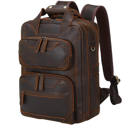 Ryggsekk av lær Valente Elegante