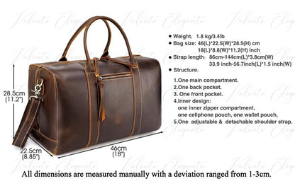 Reiseveske av lær Valente Elegante® - Valente Elegante Leather