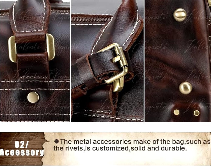 Reiseveske av lær Valente Elegante® - Valente Elegante Leather