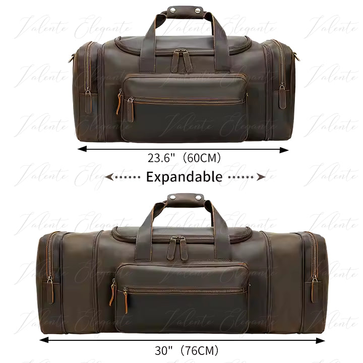 Reiseveske av lær Valente Elegante 6680