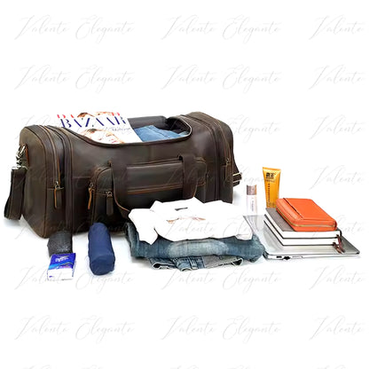 Reiseveske av lær Valente Elegante 6680