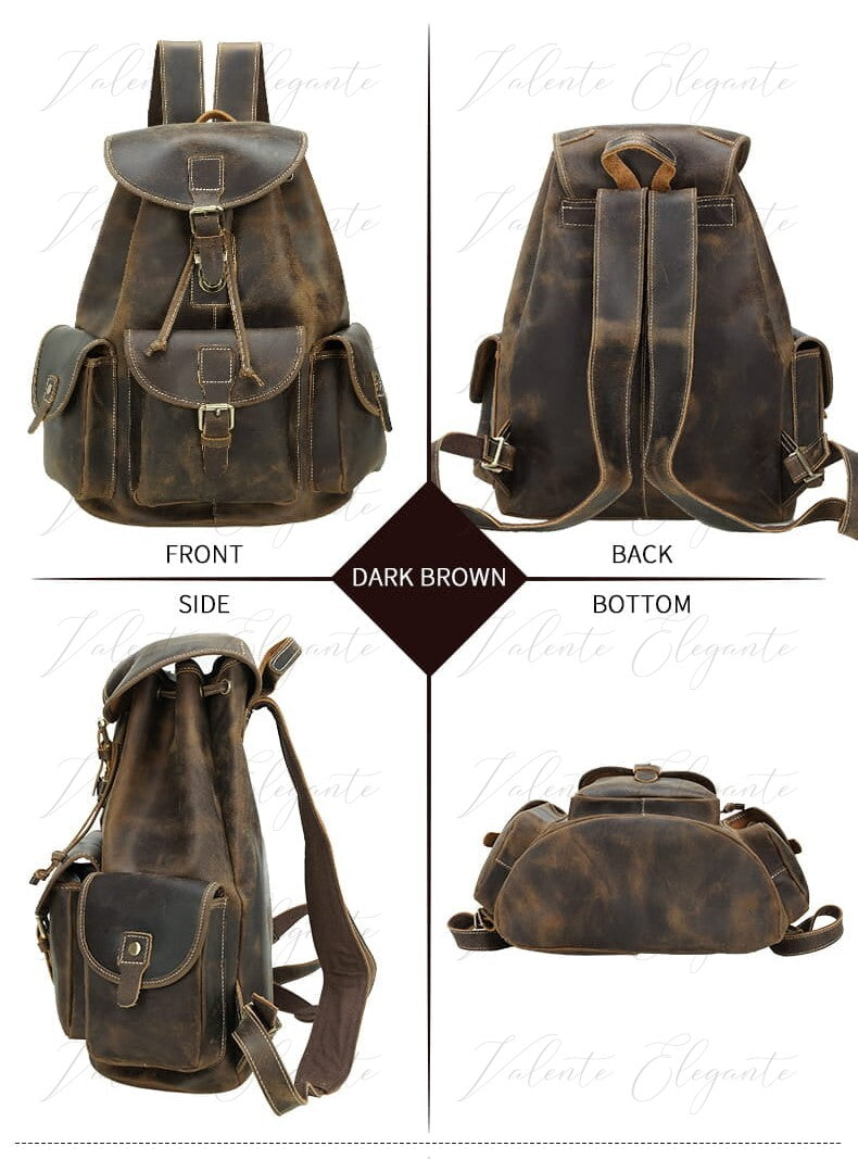 Ryggsekk av lær Valente Elegante® - Valente Elegante Leather